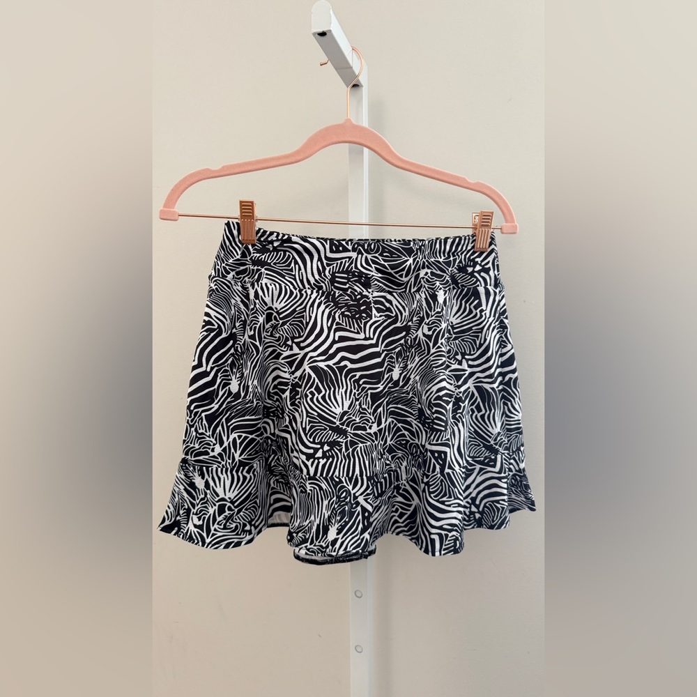 GOTTEX Black and White Zebra Print Women's SKIRT size S